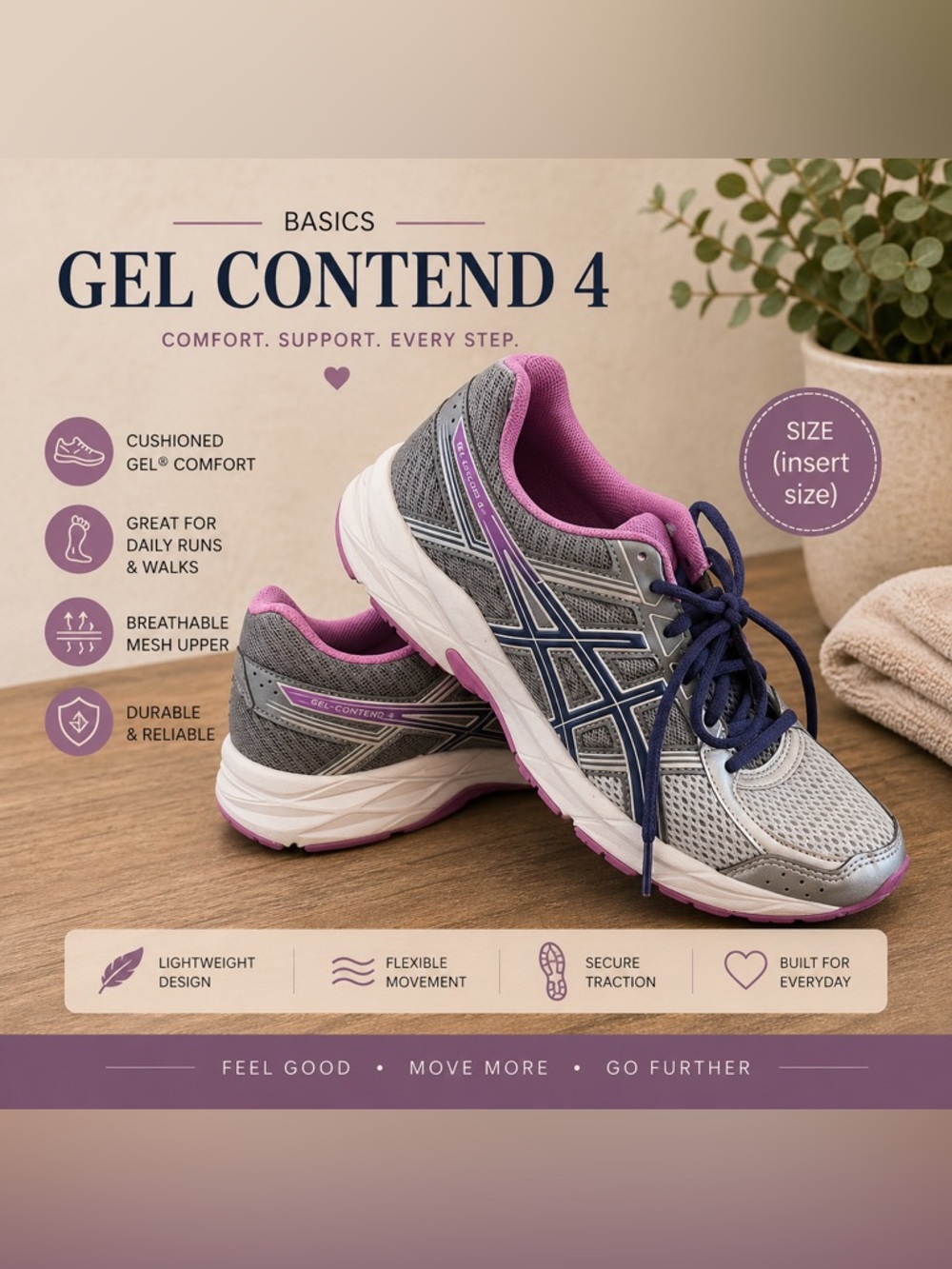 Basics Gel Contend 4 Sneakers